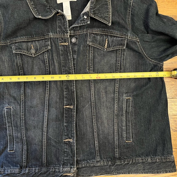 Liz Claiborne Women Denim Jean Jacket, Size 2X - Picture 5 of 5